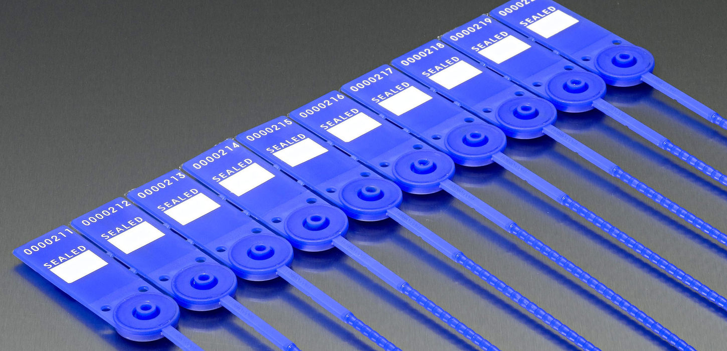 Ten Unisto Medio tamper-evident security seals