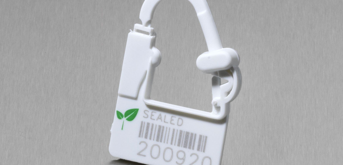 Unisto Padlock 3 sustainable security seal closed