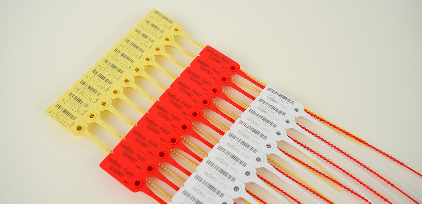 Ten Unisto Petit one-piece security seals