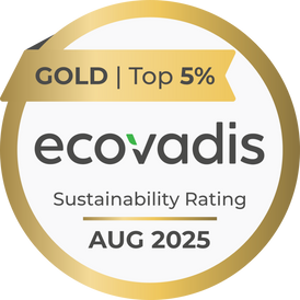 Wir haben die EcoVadis Gold-Zertifizierung erhalten